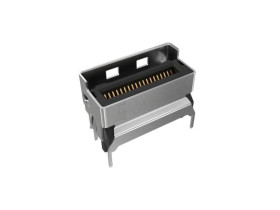 Złacze krawędziowe PCB 74-pinowe, raster 0.6mm, Amphenol Communications Solutions