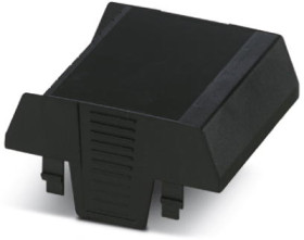 Upper part of housing, ABS/PC, (W x H x D) 70.1 x 75 x 36.95 mm, black, for enclosure, 1071128