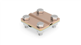 Złącze Krzyżowe 4-Otworowe M8x20 1.1 Cu/Oc /90100106/