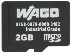 Karta SD MicroSD, 2 GB Tak, WAGO 758-879