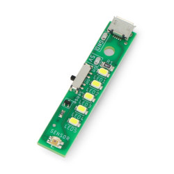 Listwa LED 5 x diod USB 5V z czujnikiem światła - Kitronik 3562