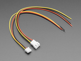 Adafruit 2.5mm Pitch 3-pin Cable Matching Pair - JST XH Compatible