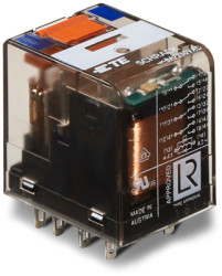 Power relay, 4 Form C (NO/NC), 24 V (DC), 777 Ω, 6 A, 240 V (AC), monostable, 7-1415541-0