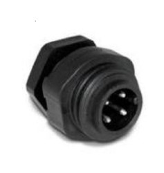 Złącze wielostykowe przemysłowe 3 + PE-pinowe, panelowe Wtyczka Amphenol Industrial