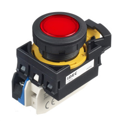 Przycisk SPST średnica wycięcia 22mm, montaż panelowy Idec