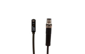 Czujnik magnetyczny na cylinder rowek T 6,2 mm 4,3x19x6,2mm 10-30 V DC 1x PNP NO złącze kablowe M8 IP67 LED 2.8mT MZA72176