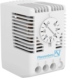 Termostat do szafy rozdzielczej Pfannenberg FLZ 510 THERM. 1K +20°..+80°C 250 V/AC 1 zestyk przełączny (D x S x W) 47.5