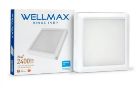 Oprawa downlight natynkowa kwadratowa 24W 2400lm 100lm/W Neutralna 4000K IP40 / GOL1DLSMSN24