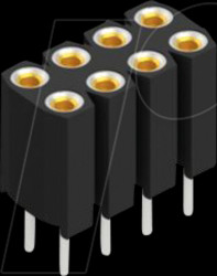 BL 6 8 Socket, 2-row, 2 x 4 - 2.54 mm
