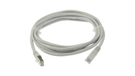 Patchcord Ftp Kat.5E Kabel Sieciowy Lan 2X Rj45 Linka Szary 3M