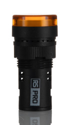 Kontrolka 24V ac/dc Żółty RS PRO