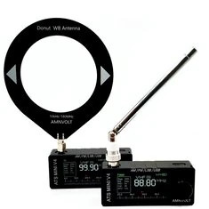 AMNVOLT V3S Ulepszona Wersja V4 ATS Mini SI4732 Radio Odbiornik Na Wszystkie Pasma CNC Metal DSP AM FM SSB LSB USB Hi-Z Obwód