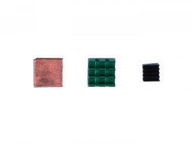 Heat Sink Kit for Raspberry Pi - Copper/Aluminum