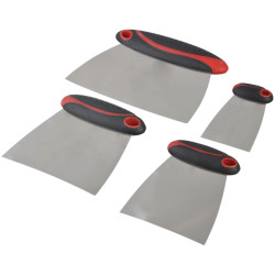 Faithfull FAISGFILLERS Stainless Steel Filler &amp; Spreader Set, 4 Piece