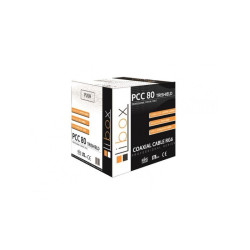 Przewód koncentryczny RG6 PCC80 LIBOX - 1mb