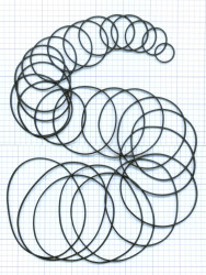 PASEK NAPĘDOWY 1,2MM X 1,2MM - RÓŻNE WYMIARY (ŚREDNICE 20-85MM DŁUGOŚCI ZŁOŻ. 30-135MM) ZESTAW OK. 30 SZTUK