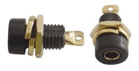 Gniazdo banan montaż metalowe