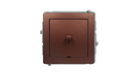 Deco Łącznik Jednobiegunowy W Stylu Amerykańskim Brązowy Metalik 9Dwpus-1