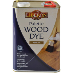 Liberon 014405 Palette Wood Dye Medium Oak 5 litre