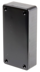 Obudowa ABS szerokość zew. 50 mm długość zew. 100 mm wys. zew. 25 mm Hammond IP54 Czarny