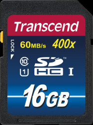 TS16GSDU1 SDHC-Card 16GB, Transcend Class 10 (Premium)