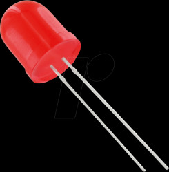 10034R1D-EHE-C LED 10mm, wired, red, 10000 mcd, 60°