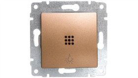 Vena Przycisk /Światło/ Z Podświetleniem Patyna 523013