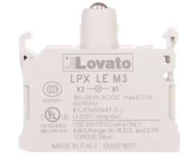 Oprawka z LED biała 12-30V AC/DC LPXLEB8
