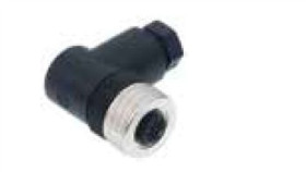 Złącze Do Samokonfekcjonowania M12 Żeńskie Kątowe 4-Pinowe Na Przewód Elwika...