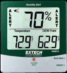 Extech moisture and temperature meter, 445814