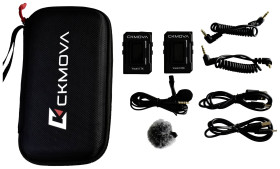 CKMOVA Vocal X V1 Przypinany Mikrofon Rodzaj transmisji danych:radiowa, bezprzewodowa z klipsem Mikrofon TRS (wtyk jack