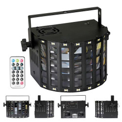 Efekt ASTAR III TRIPLE DERBY LED 4x3W RGBW VELLEMAN DMX