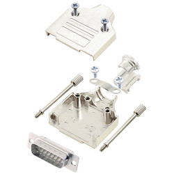 Encitech 6355-8006-02 MHDM-15-DMP-W-K D-Sub Pin Strip set 15 Pins solder