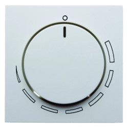 Element centralny z pokrętłem regulacyjnym do regulatora obrotów śnieżnobiały S.1/B.1/B.3/B.7 Glas 11371929