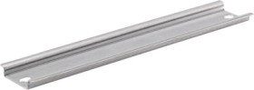 DIN rail, unperforated, 35 x 7.5 mm, W 241 mm, steel, electrogalvanized, 2462-0502-02-41