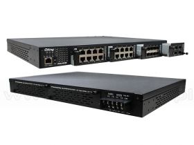RGS-P9000-HV, Switch przemysłowy zarządzalny, modularny, 24x 10/1000 RJ-45 + 4 sloty SFP+ 10G, O/Open-Ring <30ms