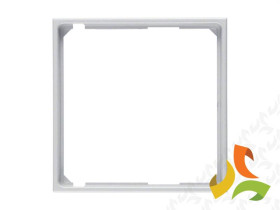 B.Kwadrat/B.7 Pierścień oddzielający do płytki czołowej aluminium mat lakierowany 11091404 HAGER