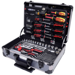 KS Tools 911.0630 1/4&#x201D; &#x2B; 1/2&#x201D; Universal Tool Set, 130 Pcs