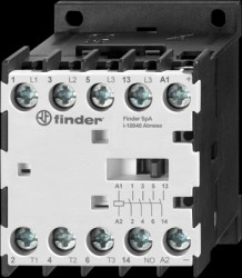 6K.04.8.230.4809, Mini industrial contactor for DIN rail, 3 NO contacts 9 A (400 V - AC 3) + 1 NO co