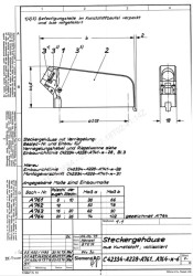Obudowa złącza TE Connectivity Męski Montaż na kablu DIN41622 Złącze PCB