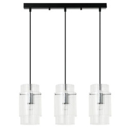 Lampa wisząca Savona czarna 3xE27 Light Prestige