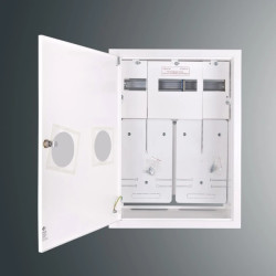 Rozdzielnica p/t licznikowa RW 14NN 2T3F + 18S 577x423x220 pełne drzwi z.p.9081 IP30 RAL9003