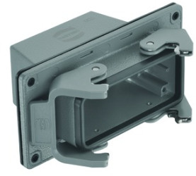 Wall bushing housing, size 16B, die-cast aluminum, M32, straight, cross bow locking, IP65, 19300161121