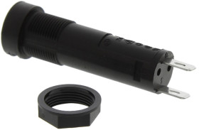 Oprawa bezpiecznikowa montowana w tablicach Montaż panelowy rozmiar: 6.3 x 32, 5 x 20mm 16A 250V ac Lutowie Littelfuse