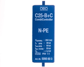 Wkładka iskiernika sumacyjnego Typ T2 25-B+C N/PE 30kA 1,2kV C 25-B+C 0 5095603