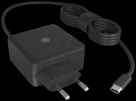 IB-PS111-PD USB charger, 65 W, 5 - 20 V, USB Type-C cable, black