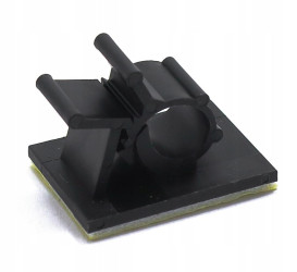 SAMOPRZYLEPNY ORGANIZER UCHWYT DO KABLI KLIPS 10X