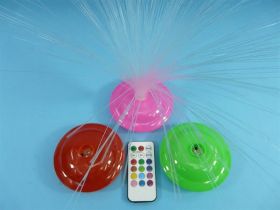 LAMPA ŚWIATŁOWODOWA UFO LED Z PILOTEM