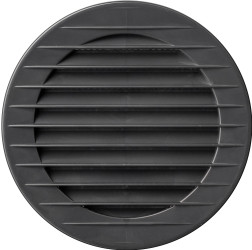 Kratka okrągła z siatką fi.150 grafit 02-233