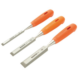 Bahco 414-S3-EUR 414 Bevel Edge Chisel Set, 3 Piece